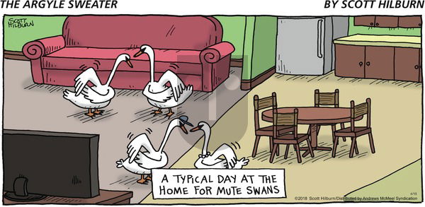 The Argyle Sweater on Sunday April 15, 2018 Comic Strip