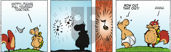 Over the Hedge on Thursday March 31, 2016 Comic Strip