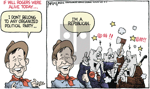 Robert Ariail on Friday April 6, 2012 Comic Strip