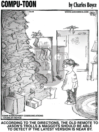 Compu-toon on Wednesday December 24, 2008 Comic Strip
