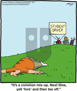 In the Bleachers on Monday February 11, 2019 Comic Strip