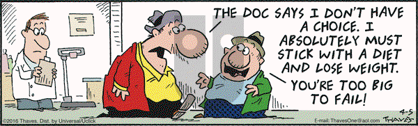 Frank and Ernest on Tuesday April 5, 2016 Comic Strip