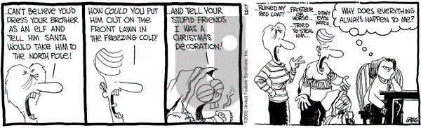 The Buckets on Saturday December 17, 2005 Comic Strip
