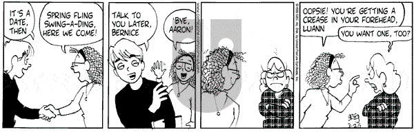 Luann on Friday March 26, 1999 Comic Strip