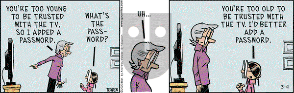 Grand Avenue on Wednesday March 4, 2020 Comic Strip