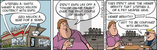 Tank McNamara on Monday March 17, 2025 Comic Strip