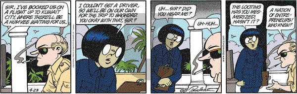 Doonesbury on Wednesday April 23, 2003 Comic Strip
