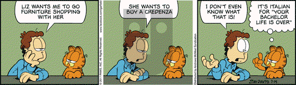Garfield on Friday July 14, 2017 Comic Strip