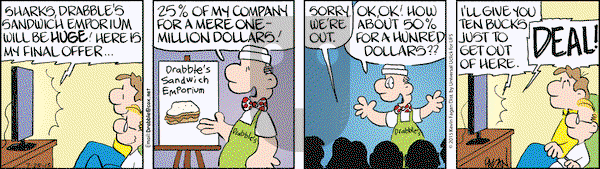 Drabble on Saturday July 25, 2015 Comic Strip