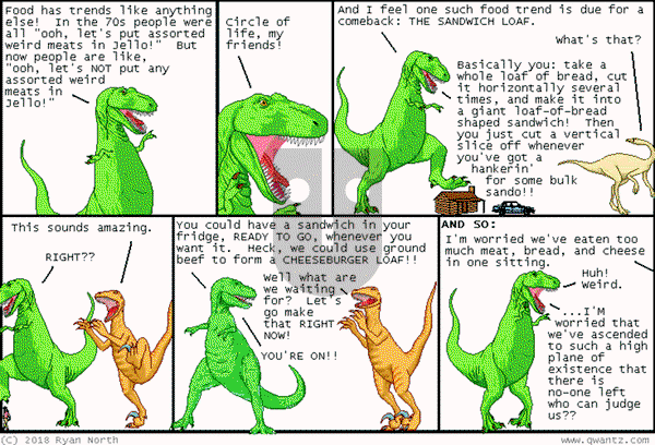 Dinosaur Comics on Tuesday April 8, 2025 Comic Strip