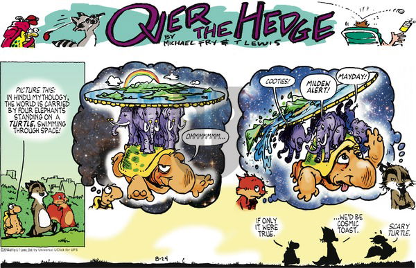 Over the Hedge on Sunday August 24, 2014 Comic Strip