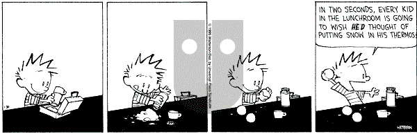 Calvin and Hobbes - Monday January 30, 1995 Comic Strip