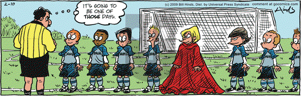 Cleats on Tuesday February 10, 2009 Comic Strip