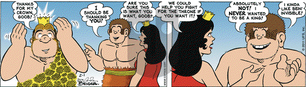 Alley Oop on Tuesday February 1, 2011 Comic Strip