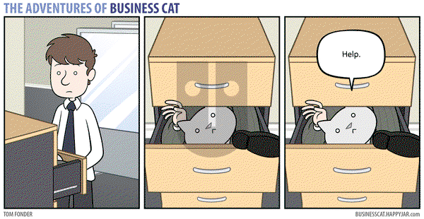 The Adventures of Business Cat on Monday May 2, 2016 Comic Strip