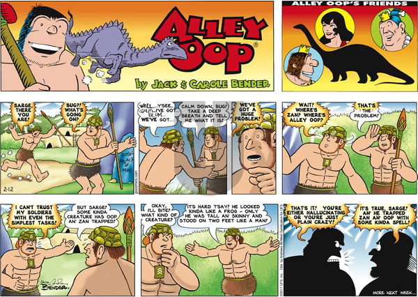 Alley Oop on Sunday February 12, 2017 Comic Strip