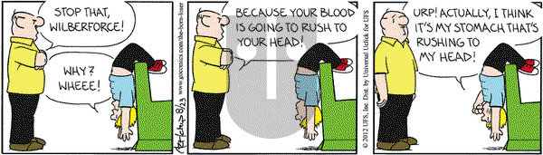 The Born Loser on Thursday August 23, 2012 Comic Strip