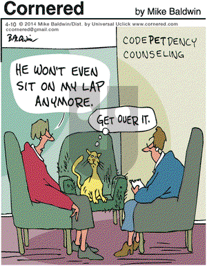 Cornered on Thursday April 10, 2014 Comic Strip