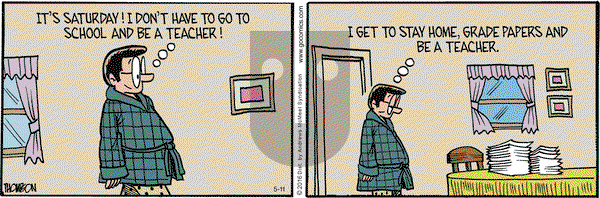 Grand Avenue on Saturday May 11, 2019 Comic Strip