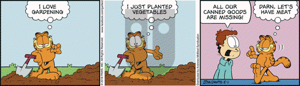 Garfield on Tuesday May 1, 2018 Comic Strip