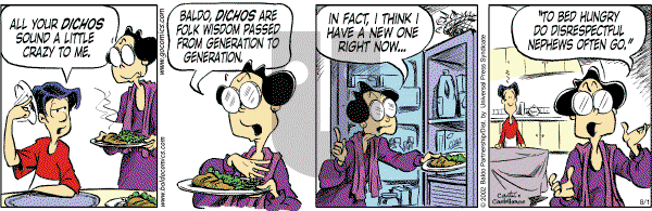 Baldo on Friday August 1, 2008 Comic Strip