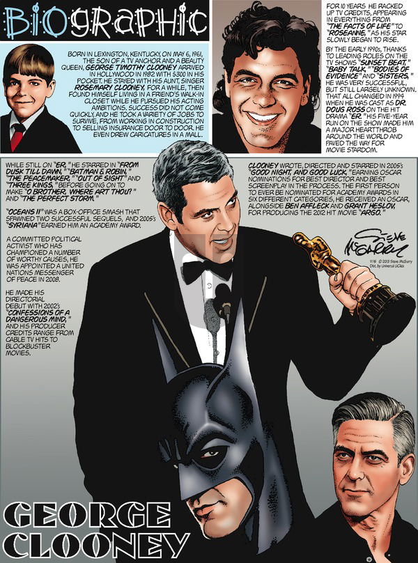 Biographic on Sunday September 15, 2013 Comic Strip