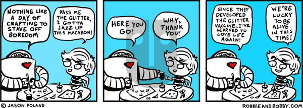 Robbie and Bobby on Monday June 2, 2025 Comic Strip
