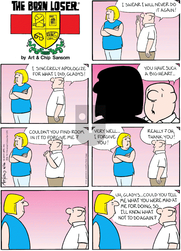 The Born Loser on Sunday June 26, 2011 Comic Strip