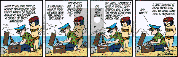 Doonesbury on Saturday July 11, 2015 Comic Strip