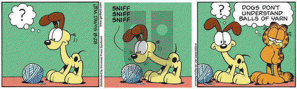 Garfield on Saturday August 28, 2004 Comic Strip