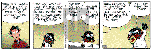 Get Fuzzy on Monday June 27, 2005 Comic Strip