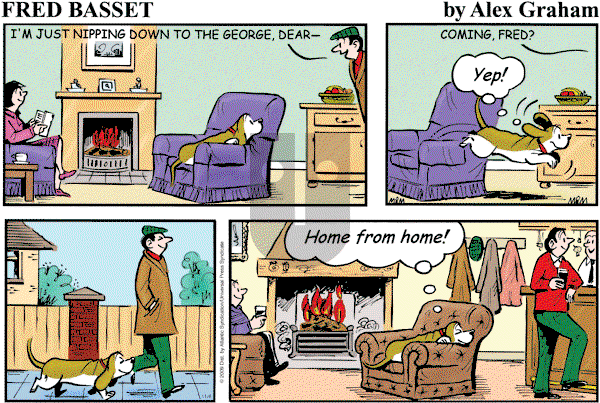 Fred Basset on Sunday November 8, 2009 Comic Strip