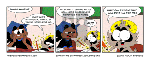 Little Fried Chicken and Sushi on Wednesday June 11, 2025 Comic Strip