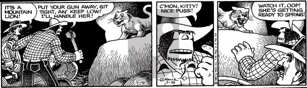 Alley Oop on Saturday July 19, 1980 Comic Strip