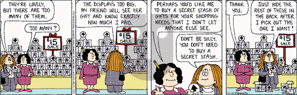 Cathy Classics - Saturday December 15, 2012 Comic Strip