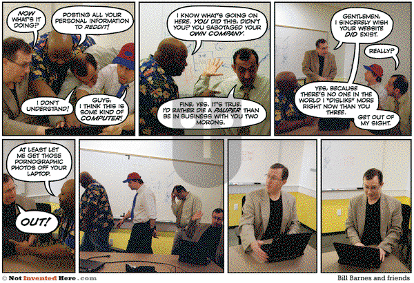 Not Invented Here on Thursday September 16, 2021 Comic Strip