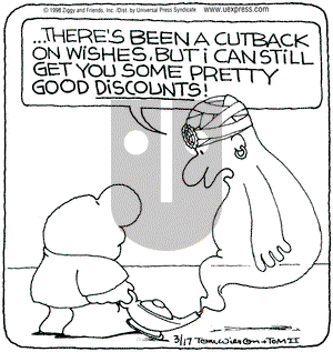 Ziggy on Tuesday March 17, 1998 Comic Strip