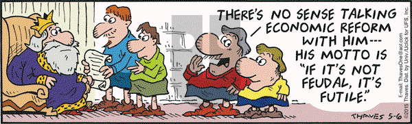 Frank and Ernest on Wednesday May 6, 2015 Comic Strip