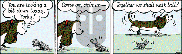 Fred Basset on Tuesday March 23, 2021 Comic Strip