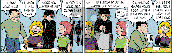 Luann on Thursday April 12, 2018 Comic Strip