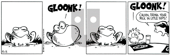 Calvin and Hobbes on Saturday September 13, 1986 Comic Strip