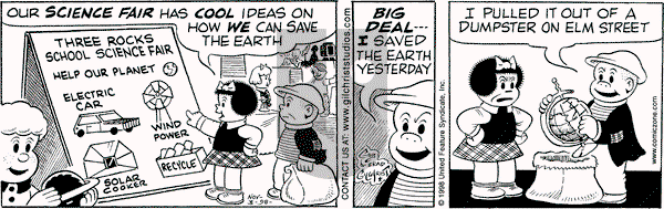 Nancy on Tuesday November 3, 1998 Comic Strip