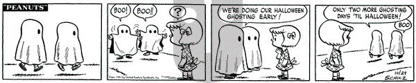 Peanuts on Monday October 29, 1951 Comic Strip