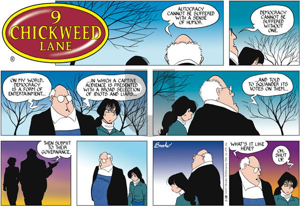 9 Chickweed Lane on Sunday January 28, 2007 Comic Strip