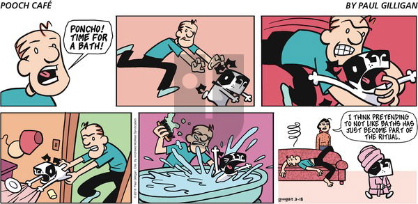 Pooch Cafe on Sunday March 18, 2018 Comic Strip