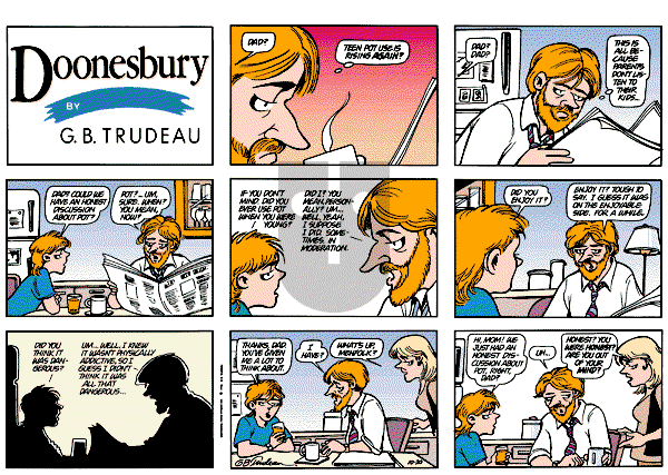 Doonesbury - Sunday October 20, 1996 Comic Strip