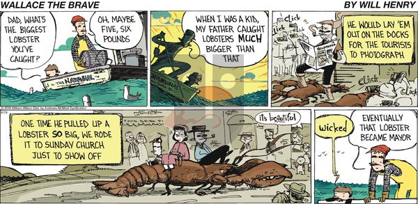 Wallace the Brave on Sunday April 28, 2019 Comic Strip