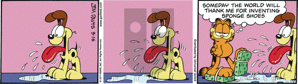 Garfield - Wednesday March 16, 2011 Comic Strip