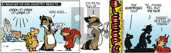 Over the Hedge on Friday February 24, 2017 Comic Strip