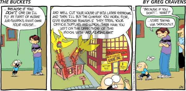 The Buckets - Sunday January 8, 2012 Comic Strip